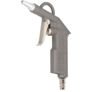 Blaaspistool aluminium met korte nozzle 20 mm en insteeknippels max 12 bar in blister1