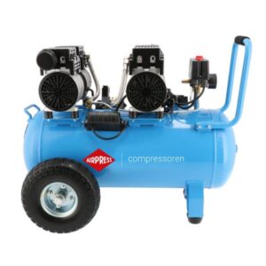 Stille Olievrije Compressor LMO 50-270 8 bar 2 pk 1.5 kW 185 l min 50 l 2